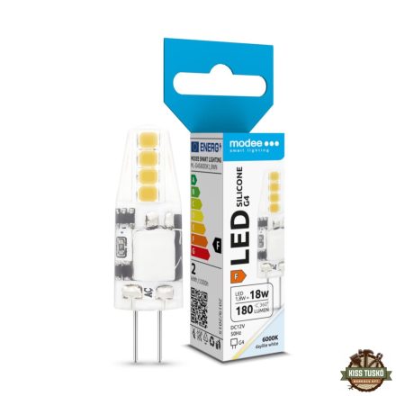 Modee Lighting LED Izzó G4 Silicon DC 12V 1,8W 6000K (180 lumen) ERP