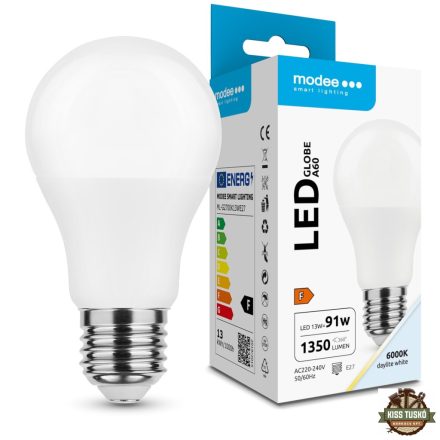 Modee Lighting LED Izzó Globe A60 13W E27 200° 6000K (1350 lumen) ERP