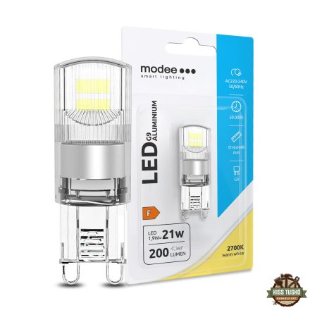 Modee Lighting LED Izzó G9 Alumínium 1,9W 2700K (200 lumen) ERP B1