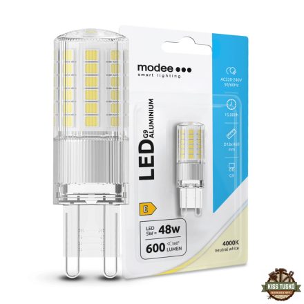 Modee Lighting LED Izzó G9 Aluminium 5W 4000K (600 lumen) ERP B1