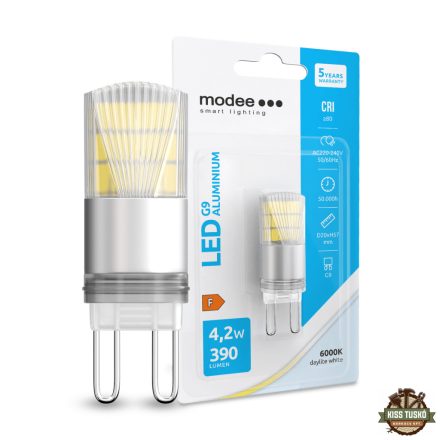 Modee Lighting LED Izzó G9 Aluminium 4,2W 6000K (390 lumen) ERP B1