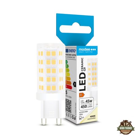 Modee Lighting LED Izzó G9 Ceramic 4,3W 4000K (450 lumen) ERP