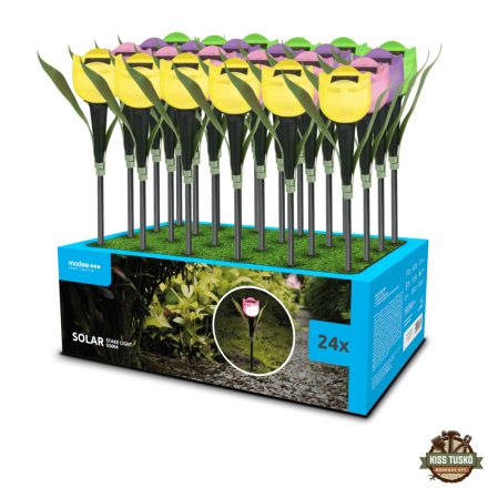 Modee Lighting LED Szolár Napelemes Leszúrható Lámpa GS004 (31cm) (24db/display)