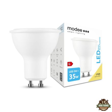 Modee Lighting LED Izzó Spot Alu-Plastic 5W GU10 110° 2700K (400 lumen)