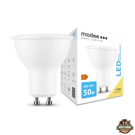 Modee Lighting LED Izzó Spot Alu-Plastic 7W GU10 110° 2700K (550 lumen)