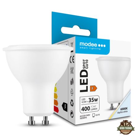 Modee Lighting LED Izzó Spot Alu-Plastic 4,5W GU10 110° 6000K (400 lumen) ERP