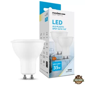   Modee Lighting LED Izzó Spot Alu-Plastic 4,5W GU10 110° 6000K (400 lumen) ERP B2