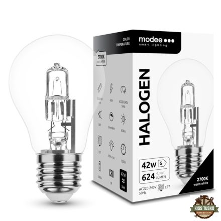 Modee Smart Lighting ECO Halogén Izzó Classic 42W E27 (624 lumen)