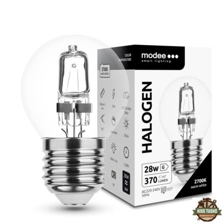 Modee Smart Lighting ECO Halogén Izzó Classic Mini 28W E27 (370 lumen)