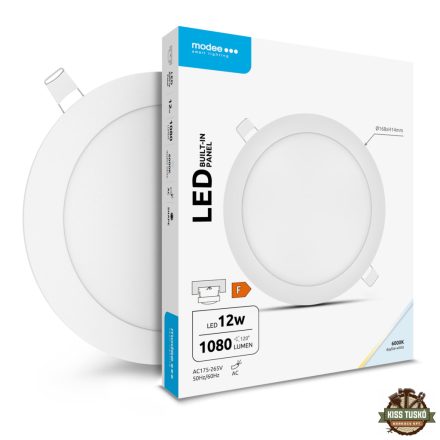 Modee LED Panel Kerek - Beépíthető A2-series 12W 6000K (1080 lumen) ERP