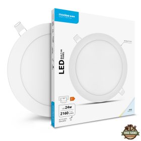   Modee LED Panel Kerek - Beépíthető A2-series 24W 6000K (2160 lumen) ERP