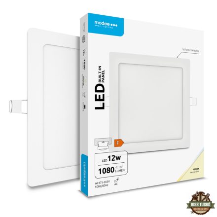 Modee LED Panel Négyzet - Beépíthető A2-series 12W 4000K (1080 lumen) ERP