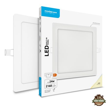 Modee LED Panel Négyzet - Beépíthető A2-series 24W 4000K (2160 lumen) ERP