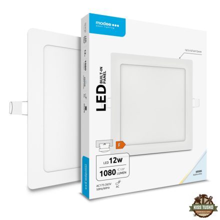Modee LED Panel Négyzet - Beépíthető A2-series 12W 6000K (1080 lumen) ERP