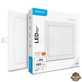   Modee Lighting LED Panel Négyzet - Beépíthető 6W 6000K (450 lumen) A-series
