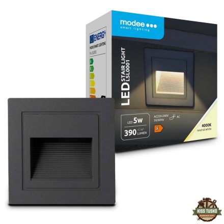 Modee LED Lépcso Lámpa (LSL0001) 5W IP65 84x50x84mm 4000K (390 lumen)