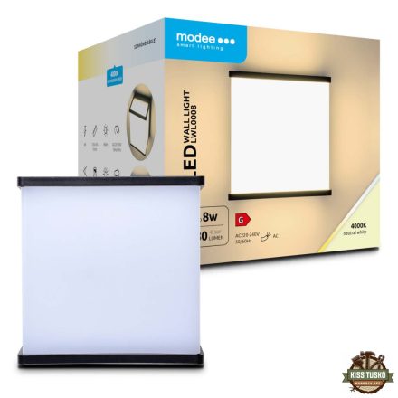 Modee LED Fali Lámpa (LWL0008) 8W IP65 120x120x92mm 4000K (680 lumen)