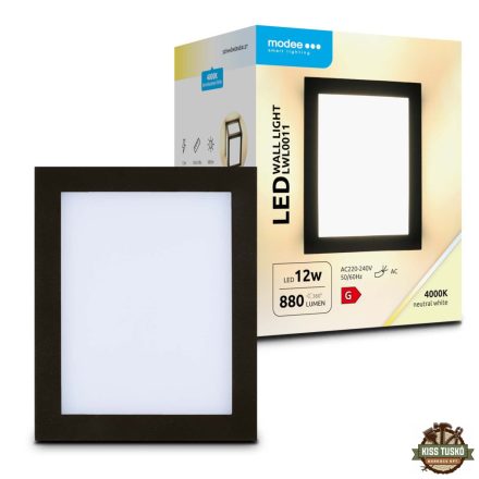 Modee LED Fali Lámpa (LWL0011) 12W IP65 160x108x130mm 4000K (880 lumen)