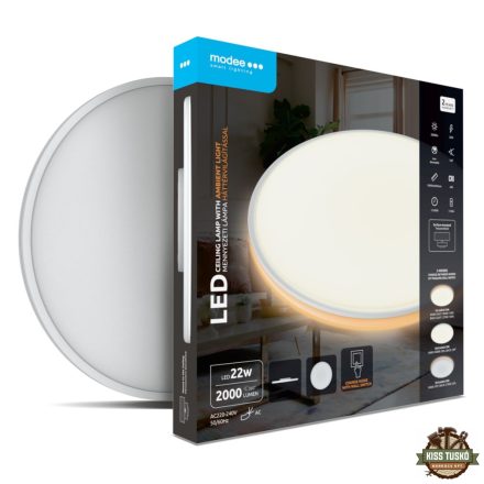 Modee Mennyezeti LED Lámpa 22W MB001 4000K B-2700K D400x50mm (2000 lumen) ERP