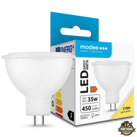 Modee Lighting LED Izzó Spot 5W MR16 12V 100° 2700K (450 lumen) ERP