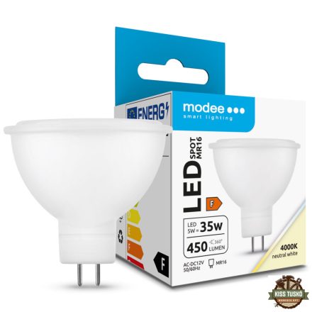 Modee Lighting LED Izzó Spot 5W MR16 12V 100° 4000K (450 lumen) ERP