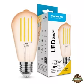   Modee LED Izzó Filament Amber ST58 4W E27 320° 1800K (360 lumen)