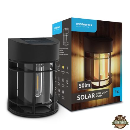 Modee Lighting LED Szolár Napelemes Fali Lámpa WS134 (50 lumen)