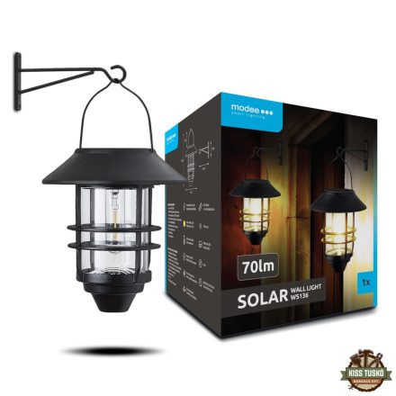 Modee Lighting LED Szolár Napelemes Fali Lámpa WS136 (70 lumen)