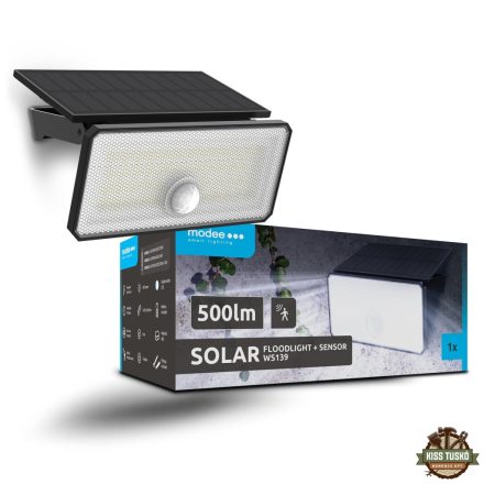 Modee Lighting LED Szolár Napelemes Reflektor WS139 + sensor (500 lumen)