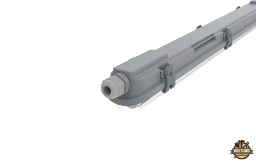 Modee Por-és Páramentes Armatúra 1200mm Üres 2xT8 (1289x93x62mm) A2-series