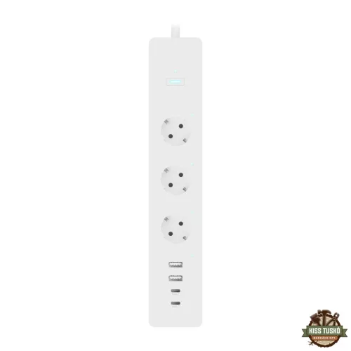 Modee Smart Elosztó (Tuya Wi-Fi) 3 utas 1,5m kábellel 1,5mm2 rézkábel + USB 16A