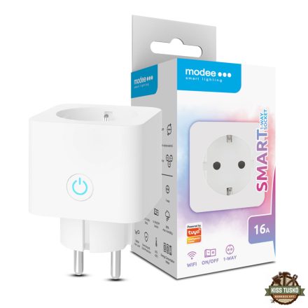 Modee Smart Dugalj SPC (Tuya Wi-Fi) 16A Fogyasztásmérővel