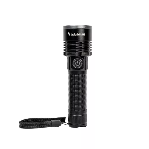 Technik Elemlámpa P26V2 (+1x18650 2000mAh) LED + USB-C (1000 lumen)