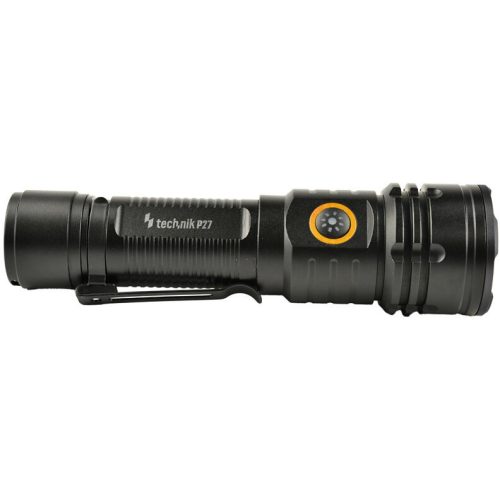 Technik Elemlámpa P27 (1x18650 2200mAh) 3XTE LED + USB-C (1500 lumen)