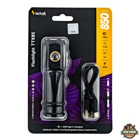   Technik Elemlámpa TTX85 (1x18650 2200mAh) 3xP35 LED (850 lumen)