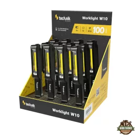   Technik Elemlámpa W10 (3xAAA/nem tartozék) COB (100 lumen) 12db/display