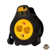 Technik Professional Kábeldob 2 utas 10m +1 x USB-A +1 x USB-C 1,5mm2 16A
