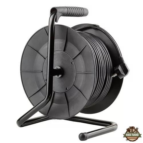 Technik Professional Kábeldob 4-er 50m 1,5mm2 (fekete) 16A