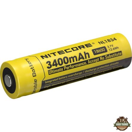 Nitecore Kellék Akkumulátor 18650 NL1834 3400mAh 3,7V B1