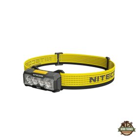   Nitecore Fejlámpa NU27 (Beépített Akkumulátor) 4x MCT UHE LED (600 lumen) Fekete