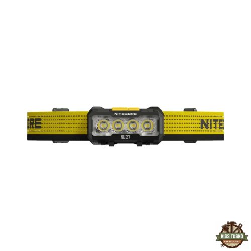 Nitecore Fejlámpa NU27 (Beépített Akkumulátor) 4x MCT UHE LED (600 lumen) Fekete