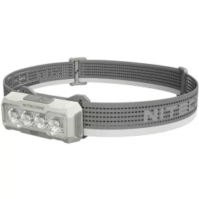   Nitecore Fejlámpa NU27 (akkumulátoros - tartozék) 4x UHE LED (600 lumen) Szürke