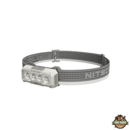 Nitecore Fejlámpa NU27 (akkumulátoros - tartozék) 4x UHE LED (600 lumen) Szürke