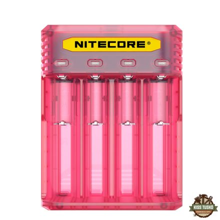 Nitecore Kellék Akkumulátor Gyorstöltő Q4 - Pink