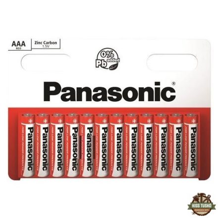 Panasonic Zinc Féltartós Mikro Elem AAA (R03RZ/10BP) B12