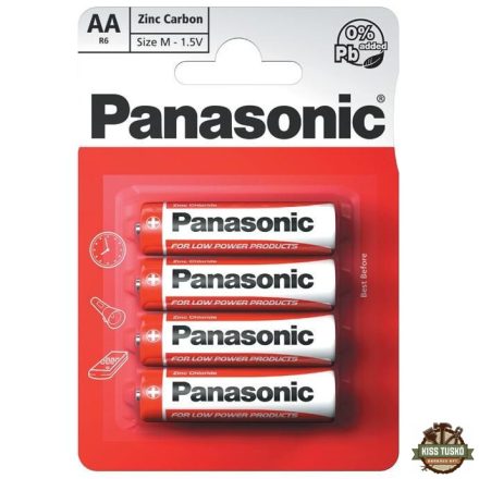 Panasonic Zinc Féltartós Ceruza Elem AA (R6RZ/4BP) B4