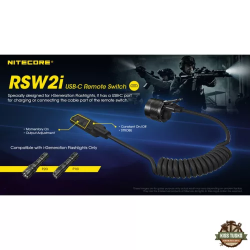 Nitecore Kellék Lengőkapcsoló RSW2i