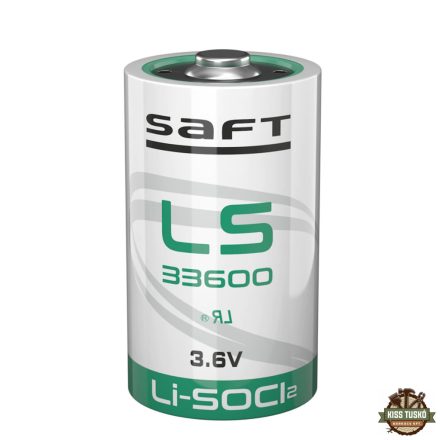 Saft Lithium Góliát Elem LS33600 D 3,6V 400mA