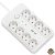 Technik Professional Elosztó 8 utas 1,5m 1,5mm2 +USB-A-C +surge +kapcsoló 16A