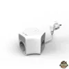 Technik Professional WG Elosztó Kocka 3 utas 1,4m kábel + USB-A + USB-C 16A